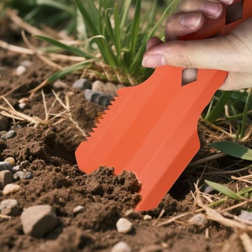 Kclkda Ultralight Metal Camping Backpacking Trowel with Serrated Design — view 5
