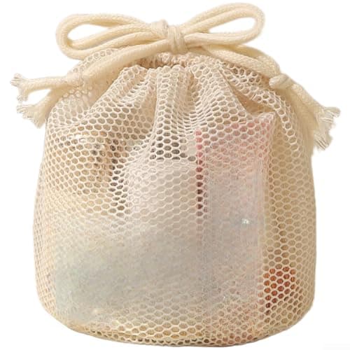Mesh Drawstring Bag Transparent Waterproof 24x14x2cm Multi-Compartment — view 3