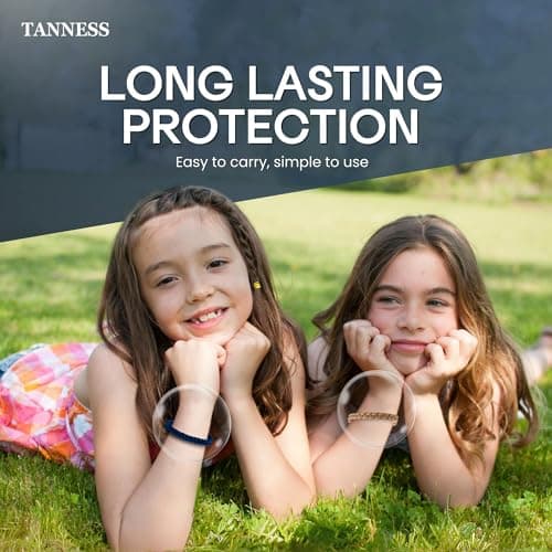 Tanness 12 Pack Mosquito Repellent Bracelet - 370 Hours Protection Insect Bands — view 5
