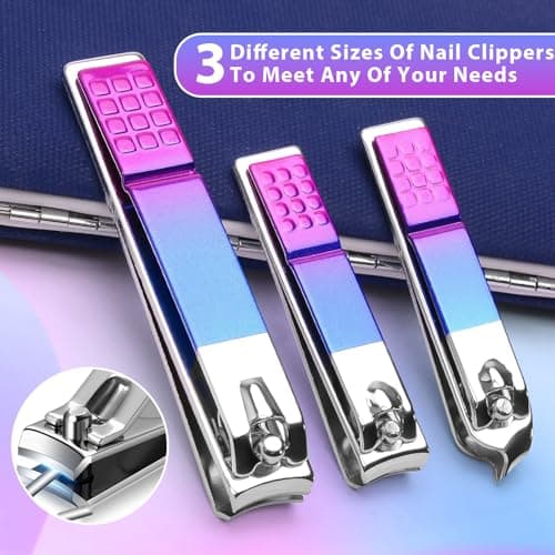 CGBE Manicure Set 12pcs, Professional Nail Clipper Grooming Kit with Case — view 6