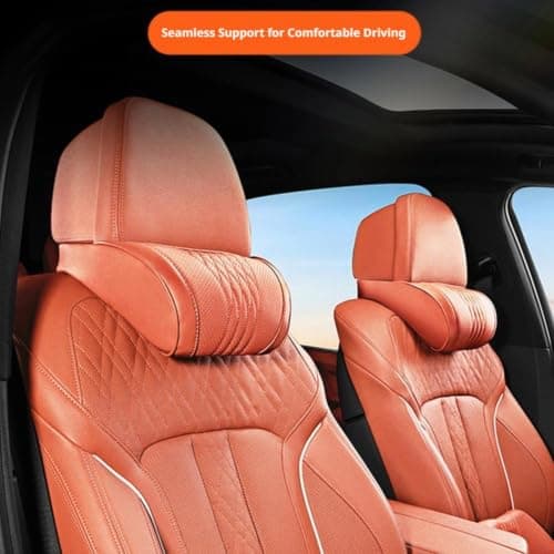 Universal Memory Foam Car Headrest Neck Pillow, Car Neck Pillow for Driving, Ergonomic Necks Support Auto Seat Cushion for Long Road Trips, Relieve Driving Fatigue — view 4