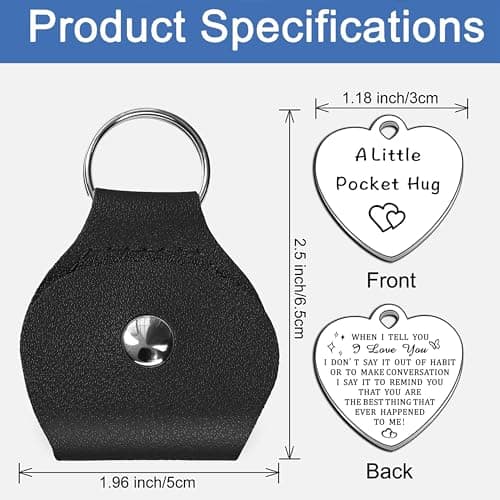 JMIMO I Love You Gifts for Her Valentines Gifts Anniversary Pocket Hug for Wife Girlfriend — view 2