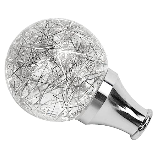 Tbest Universal Car Gear Knob Silver with 3 Adapters (Silver) — view 2