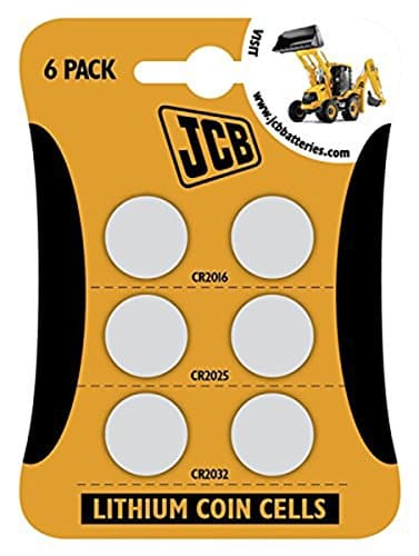S4901 JCB Lithium Coin Cell Mix Batteries - Pack of 6