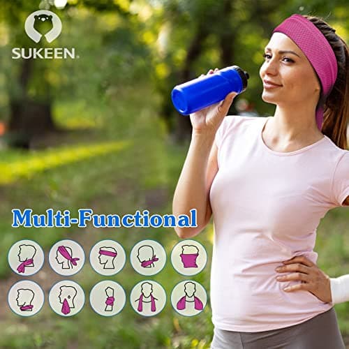 Sukeen Cooling Towel, 40"x12" Cooling Towels for Neck, Soft Breathable Sweat Gym Towel, Stay Cool Ice Cold Towels for Sport Workout Yoga Golf Running Camping — view 4