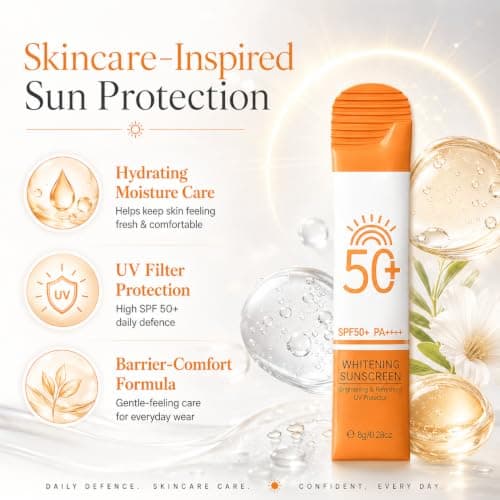 32 Pack Mini Sunscreen SPF 50+, Travel Size Sun Cream, No White Cast, Non-Greasy Water Resistant UV Protection for Face & Body, Lightweight Pocket Sunscreen for Holidays, Outdoor & Daily Use — view 3