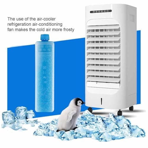 6-Pack Reusable Ice Packs, Long-Lasting Freezer Blocks, for Portable Air Conditioners, Lunch Boxes & Travel Coolers (A) — view 3