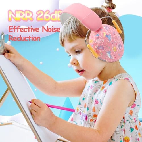 Samaly Kids Ear Defender, SNR 27dB Ear Defenders for Children, Noise Cancelling Headphones Autism, Kids Ear Protection Earmuffs for Fireworks, Concerts, Party(6 Months to 14 Years Old) — view 5