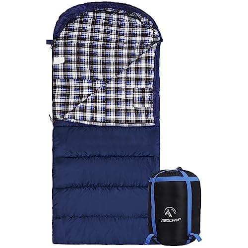 REDCAMP XL Winter Cotton Sleeping Bag for Adult,4 Season Cold Weather,2lbs