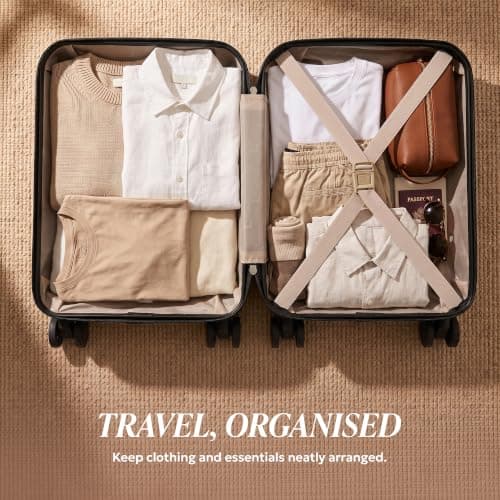 LUGG 40cm Sky Rover Underseat Cabin Bag – Ryanair & EasyJet Approved Carry-On Suitcase, Lightweight and Durable ABS Hard Shell, 360° Smooth Spinner Wheels, Water-Resistant, 40x30x20cm, 5 Year Warranty — view 6