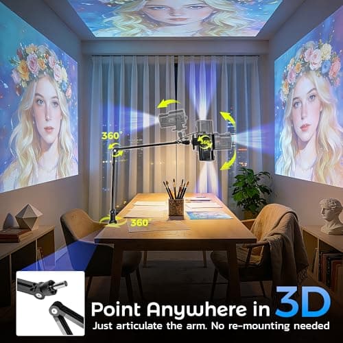 MEDAMOC Art Projector, Tracing Projector for Drawing on Wall on Canvas for Artist Adults — view 4