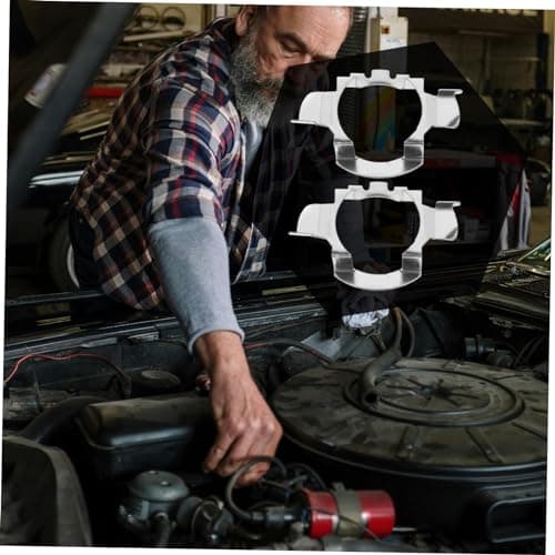 ELAYARD 2pcs LED Bulb Base Retainer Clips for Car Head Lights, Sturdy Iron Material, Silver Colour, Not Easy to Deform or Break, Suitable for LED Headlight Bulbs — view 5