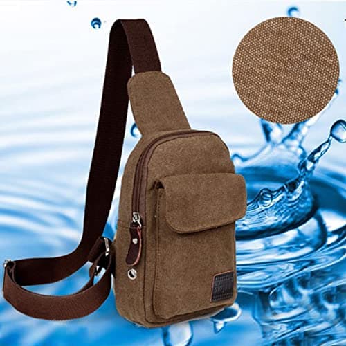 VaiKanhai Canvas Satchel Casual Body Handbag Messenger Shoulder Bag Projector, coffee, One Size — view 3