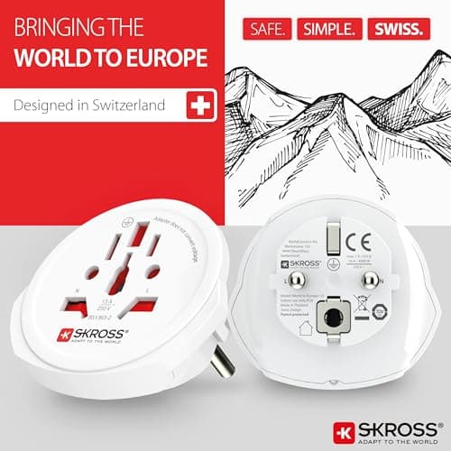 SKROSS World to Europe Country Travel Adapter 2-Pack — view 2