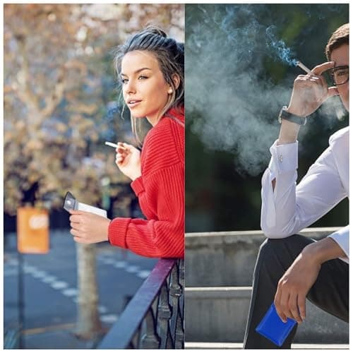 Pocket Ashtray – Portable Cigarette Ash Pouch, Heat-Resistant Travel Ashtray, Reusable & Odor-Blocking Smoking Accessory (Elephant) — view 3