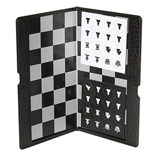 KOKOSUN Chess Wallet Set (7.9-Inch)-Mini Board Games, Magnetic Travel Foldable Chess Board, Educational Toys/Gift for Kids and Adults — view 2
