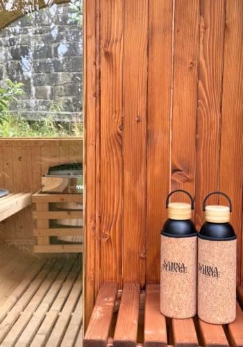 SaunaPlunge™ Cork-Wrapped Vacuum Insulated Water Bottle 500ml — view 2