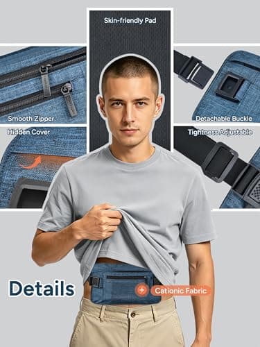 travel inspira Travel Money Belt, Passport Holder, Bum Bag, Travel Wallet — view 6