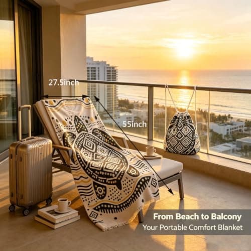 Jakiro 2-in-1 Wearable Beach Towel Backpack — view 4