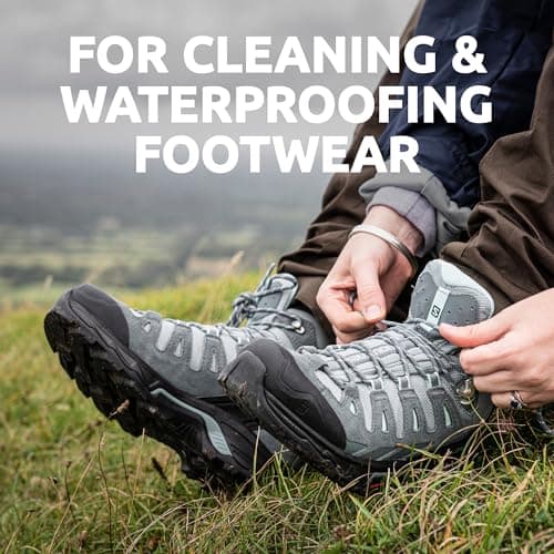 Nikwax Hiking Care Kit - Trainer and Leather Boot Waterproofing - Shoe Cleaner Kit Includes Footwear Cleaning Gel, Fabric & Leather Proof, Waterproofing Wax, Brush and Dry Bag — view 2
