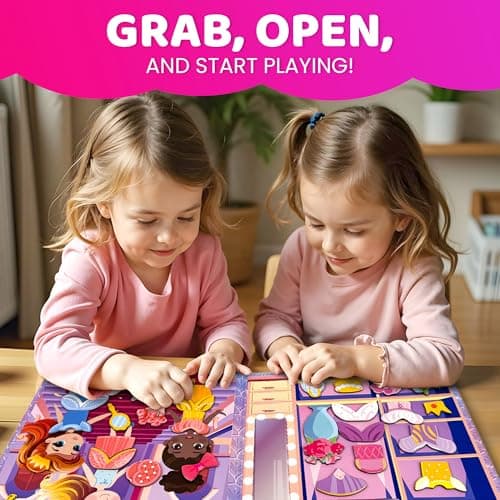 Magnetic Dress Up Dolls Book for Kids - Magnetic Puzzle for 2 3 Year Olds — view 5