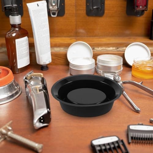 AKOOSY Silicone Shaving Bowl Rubber Shaving Cream Bowl Lightweight Portable for Men with Soft Flexible Material Shave Dish for Barber Use and Travel — view 5