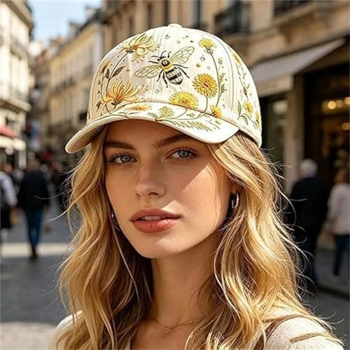 Light Violet Garden Morning Baseball Cap, Garden Morning Botanical Dad Hat, Adjustable Lightweight Hummingbird Hats Stylish for Travel Camping Walking Gift for Close People — view 5