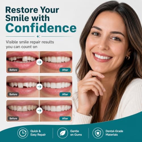 Temporary Tooth Filling Repair Kit, Emergency Home Tooth Repair Kit — view 5