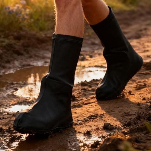 Shoe Covers Reusable High Top Anti-Friction Protector — view 3