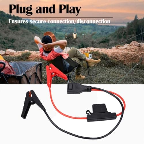 Eujgoov XT150 to Battery Clip Cable for Ecoflow Delta Power Station 1.5m — view 3