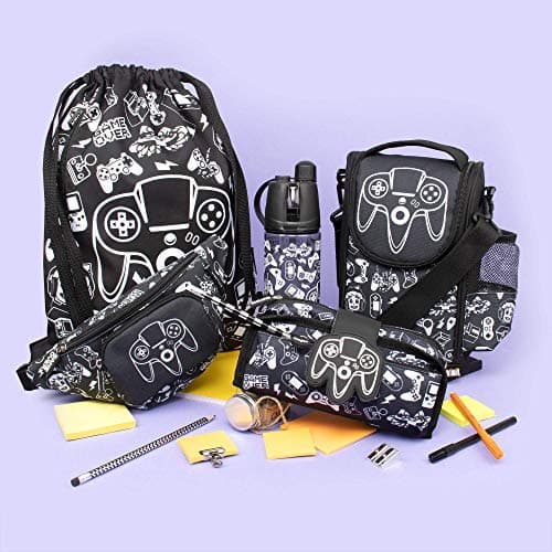 Fringoo - Boys Bum Bag | Suitable for Boys or Teenagers | Waist Bag with Adjustable Belt Strap | Convenient & Comfortable - Game On — view 6