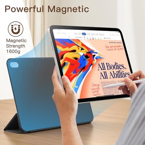 JETech Magnetic Case for iPad (A16) 11th/10th Gen, Black — view 3