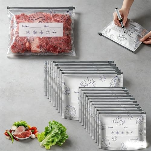 30 PCS Reusable Aluminum Foil Sealable Bags — view 3