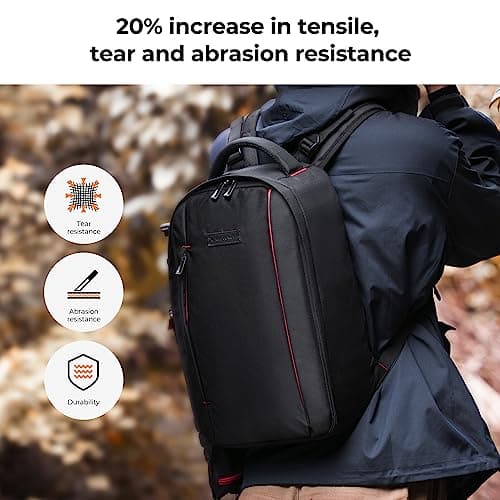 K&F CONCEPT Camera Backpack 16L for Photographers DSLR SLR Camera Bag — view 6