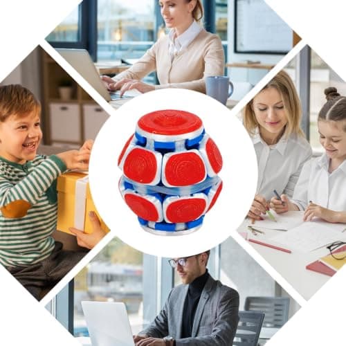 Fidget Boucing Toy Colorful Multi-Faceted Calm-Down Companion — view 4