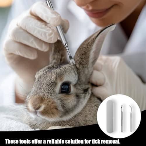 YiJianLiangBai Tick Remover Tools for Dogs, Professional Stainless Steel Tick Remover for Humans Cats Dogs, Tick Lice Remover Tool Kit Tweezers & Fork Removal Tool with Storage Box — view 5
