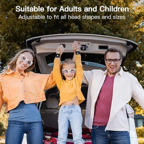 Srvauyea Motion Sickness Glasses,Anti Nausea Vertigo Glasses with Pouch,Travel Sickness Glasses Sickness Bands Nausea Relief Car Sickness Airsick Sickness Seasickness for Adults. — view 6