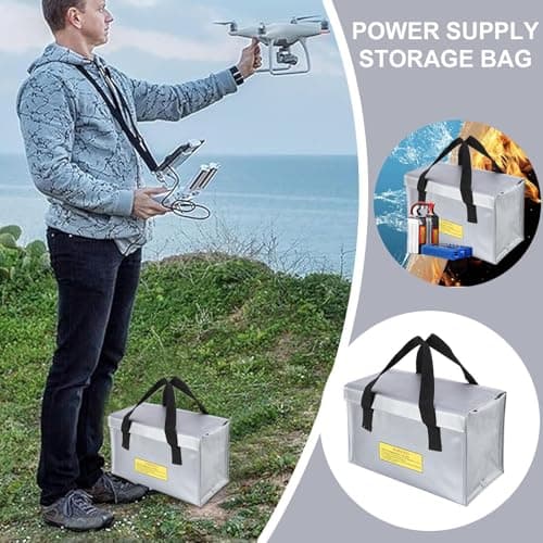 Battery Storage Bag Fireproof Battery Storage Guard Protector — view 3