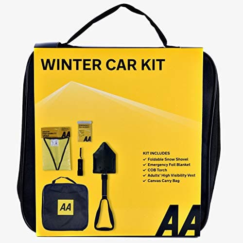 AA Winter Car Kit AA3386 - Folding Snow Shovel, LED/COB Torch Ultimate First Aid Kit - AA0903 - A Family Essential For Car Home Holidays Travel Camping Caravans Office — view 2