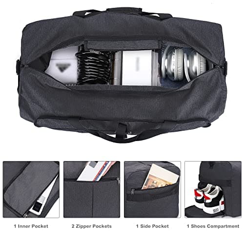 Urtala Travel Duffel Bag for Men & Women, with Shoe Compartment, 100L — view 6