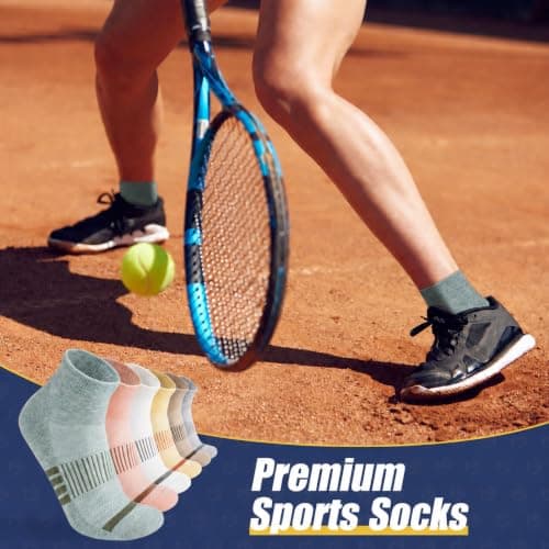 Niofind Merino Wool Hiking Socks, Walking Socks for Men and Women, 6 Pairs — view 6