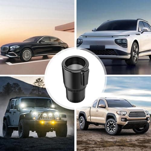 Car Cup Cooler – Portable Electric Car Cup Holder Cooler | USB Powered Drink Chiller for Bottles and Cans, 12V Travel Cup Cooler for Road Trips Desk Use, Quick Chill Beverage Cooler for Cars — view 6