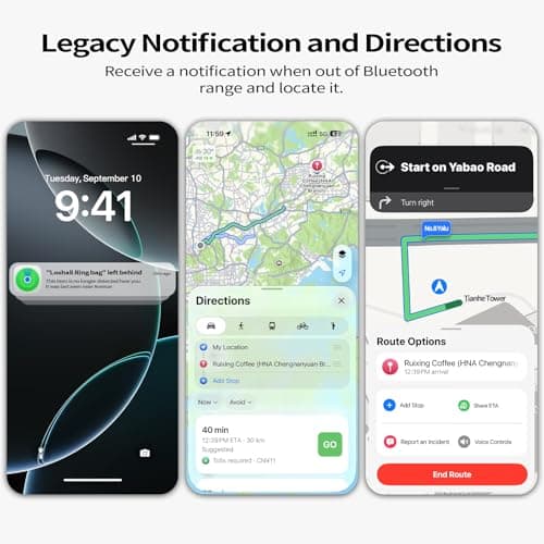 Air Tracker Tags Bluetooth Item Finder 2 Pack, Smart Tags Compatible with Apple Find My APP (iOS Only), 100dB Beep, Replaceable Battery, Item Finder and Locator for Keys/Luggage/Bags/Wallets etc. — view 4