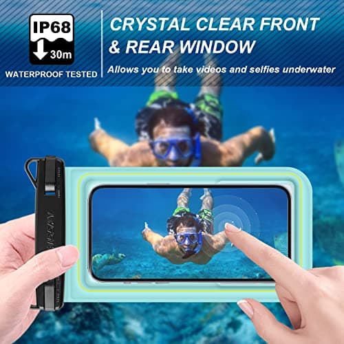 MR.LUYU Floating Waterproof Phone Pouch, IPX8 Dry Bag Case Up to 6.7" — view 6