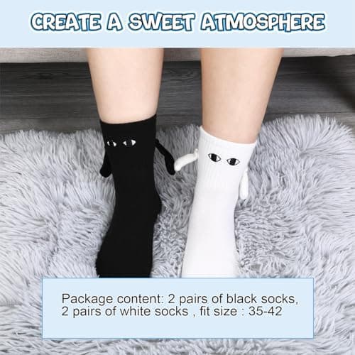 Partideal 4 Pairs Funny Magnetic Socks — view 5