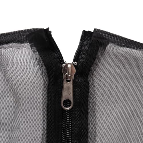 Durlo Mosquito Net Cover for Canopy Chair Insect Barrier Black with Zipper Opening Waterproof Roof for Fishing Camping​ — view 4