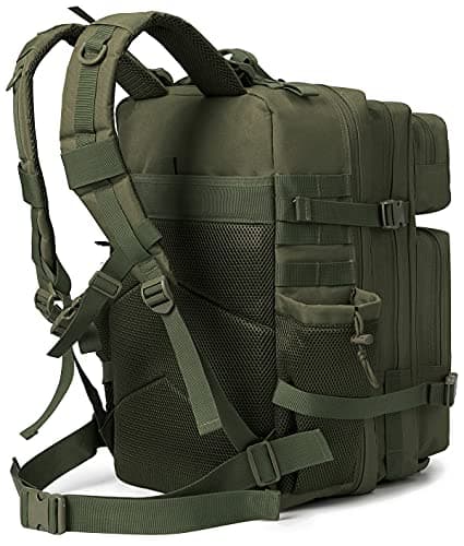 QT&QY Military Tactical Backpacks For Men Army Molle Daypack 25L/35L/45L Lage 3 Day Bug Out Bag Camping Hiking Rucksack With Bottle Holder — view 3