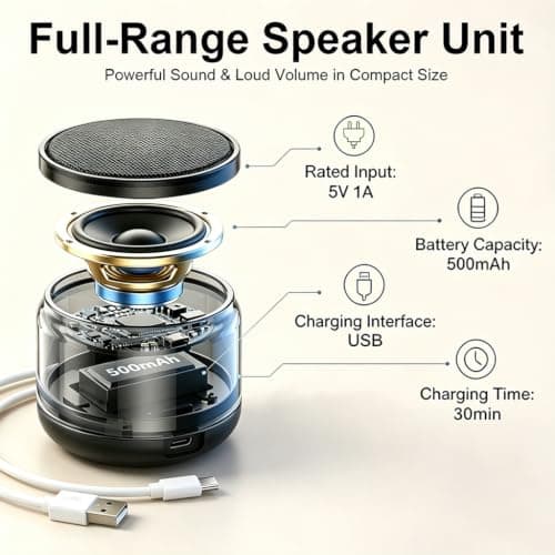 Bluetooth Speaker Portable Wireless Bluetooth Speaker with Colorful Lights — view 4