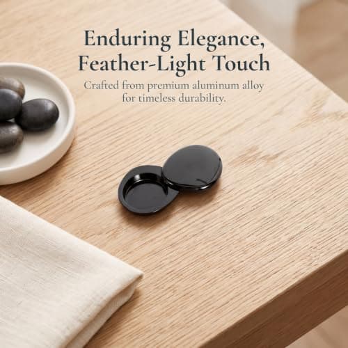 Toyvian Refillable Solid Cologne Balm Tin, Black Solid Perfume Tin — view 3