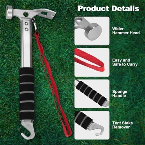 Znchgdtre Camping Hammer Corkscrew Puller — view 4